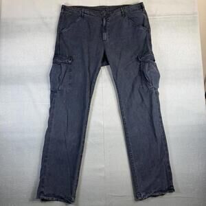AG Adriano Goldschmied Supply Cargo Pants Mens 38 Blue Standard Issue Army USA